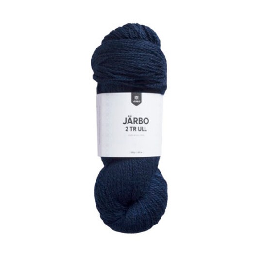 Järbo Svensk Ull 2tr 33 Sammetsblå