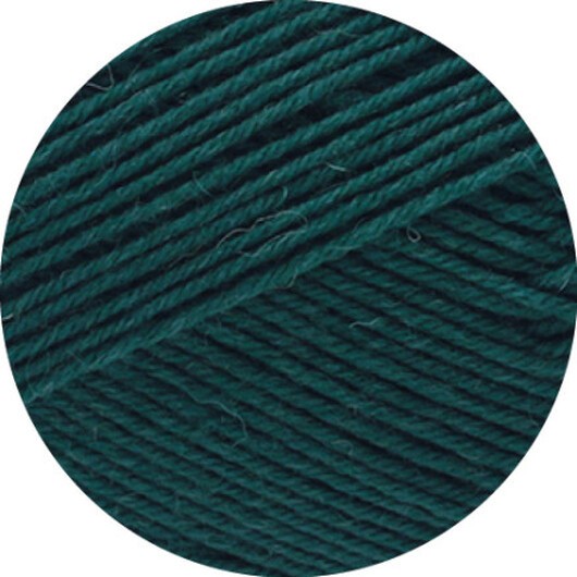 Lana Grossa Meilenweit 100 Merino Extrafine Uni Garn 2467 Deep Sea Green