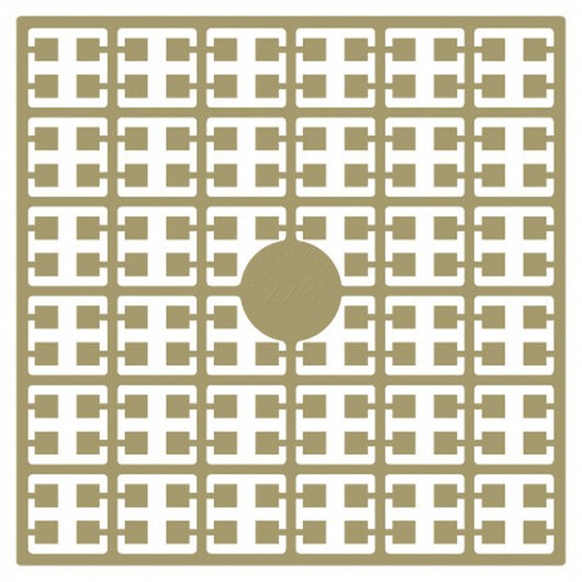 Pixelhobby Midi Pärlor 228 Matt Brun 2x2mm - 140 pixels