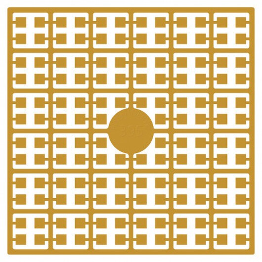 Pixelhobby Midi Pärlor 395 Ljus Guldbrun 2x2mm - 140 pixels