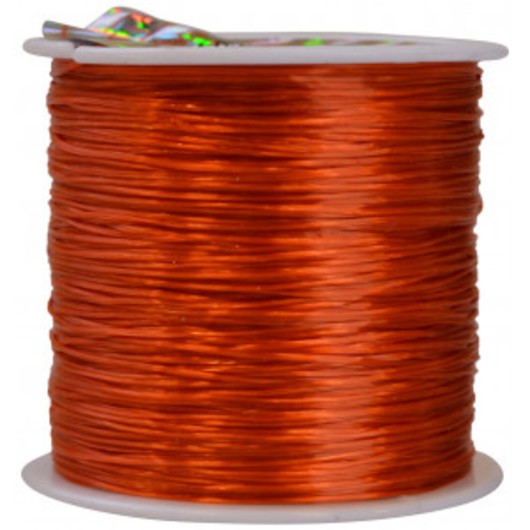 Elastisk Tråd Nylon Orange 0,8mm 50m