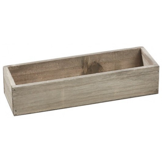 Trälåda Brun 28x9x6cm - 1 st