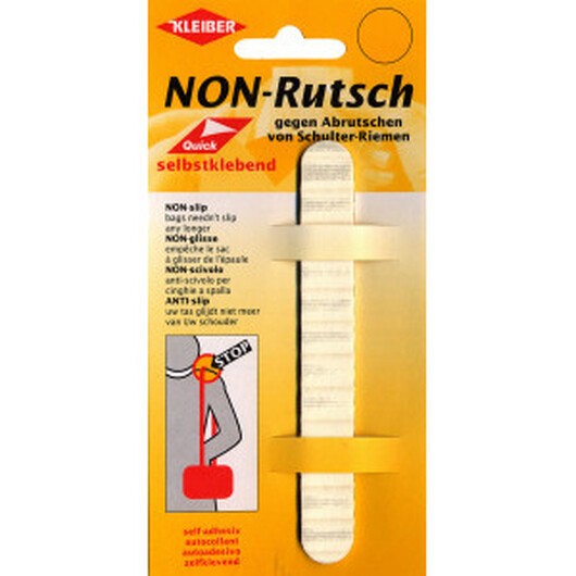 Kleiber Halksäker Självhäftande tejp till axelremmar till Väskor Vit 14mm