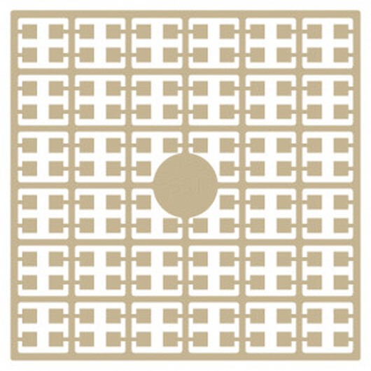 Pixelhobby Midi Pärlor 551 Ljus Mocka Beige 2x2mm - 140 pixels