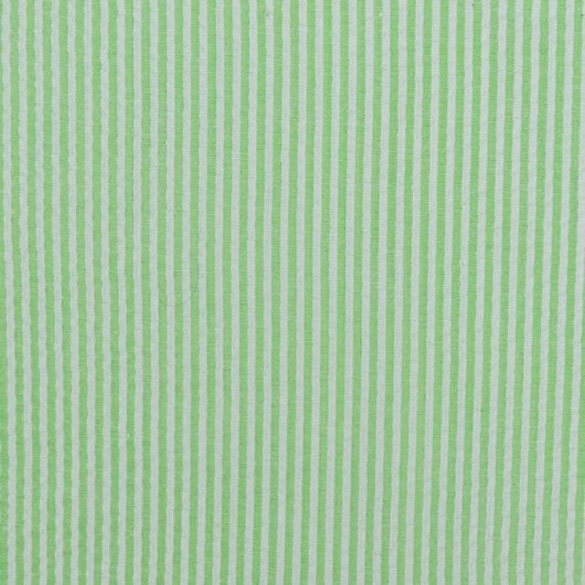 Seersucker med ränder 145 cm 2025 Grön - 50cm