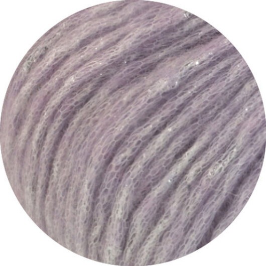 Lana Grossa Lucciola Garn 14 Blek Lila