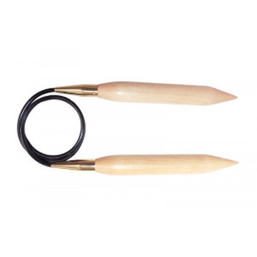 KnitPro Jumbo Birch Rundstickor Björk 150cm 20,00mm / 59in US36