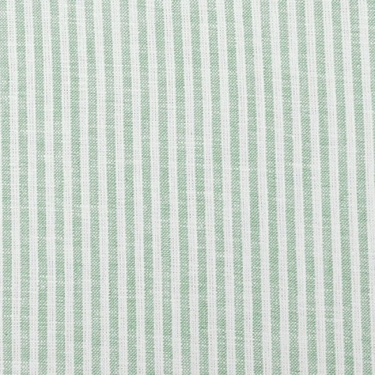 Lin/Bomull Jersey Randigt Tyg 150cm 069 Svart - 50cm