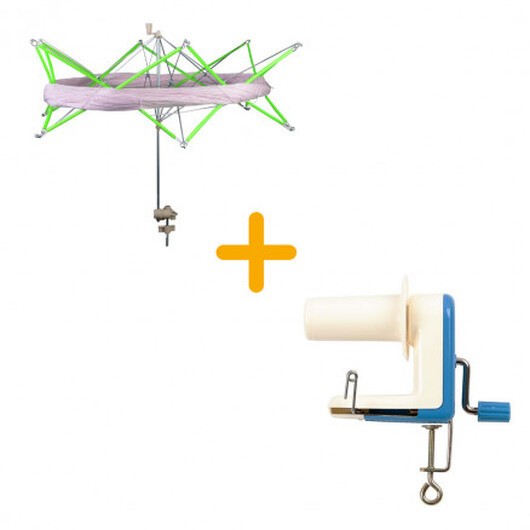 Â Infinity Hearts Set med Nystmaskin och Garnvinda