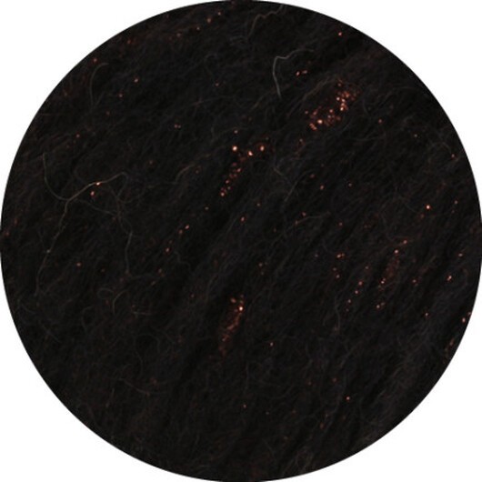 Lana Grossa Lucciola Garn 12 Svart Brun