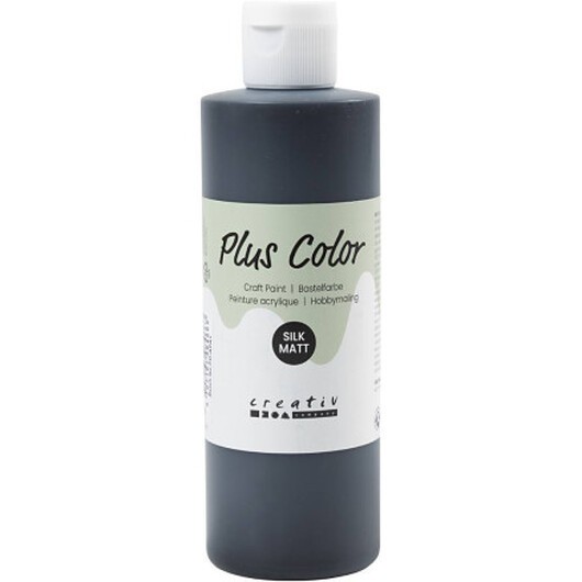 Plus Color Hobbyfärg, svart, 250 ml/ 1 flaska