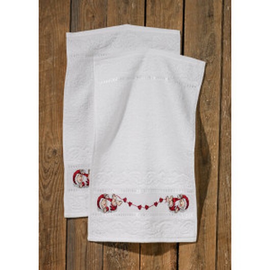 Â Permin Broderikit Hjärt-nissar 2pk 30x50cm