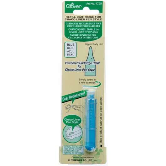 Â Clover Chaco Liner Pen Refill Blå