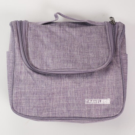 Infinity Hearts Weekend/Reseväska - Stickväska/Garnväska Lila 24x11x22cm