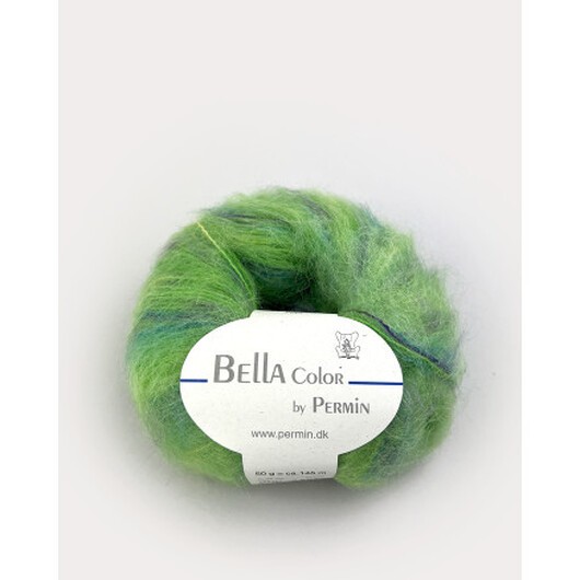 Permin Bella Color Garn 67 Grön/Lila/Turkos