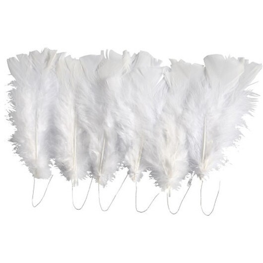 Dun, L: 11-17 cm, vit, 18 bunt/ 1 förp.