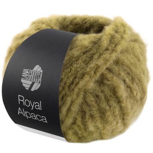 Lana Grossa Royal Alpaca 12 Ljus Oliv