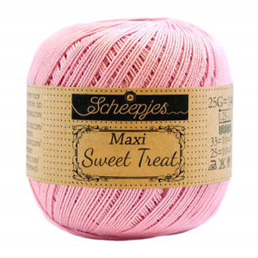 Scheepjes Maxi Sweet Treat Garn Unicolor 222 Tulip