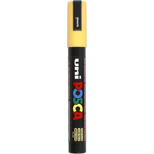 Posca Marker , nr. PC-5M, spets 2,5 mm, Medium, straw yellow, 1 st.