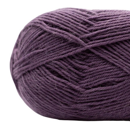 Kremke Soul Wool Edelweiss Alpaka 006 Grå Ljung
