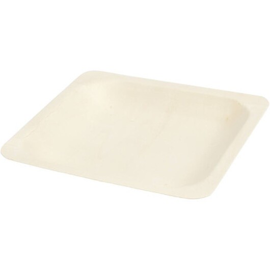 Tallrik, H: 2 cm, storlek 14x14 cm, 12 st / 1 pk.