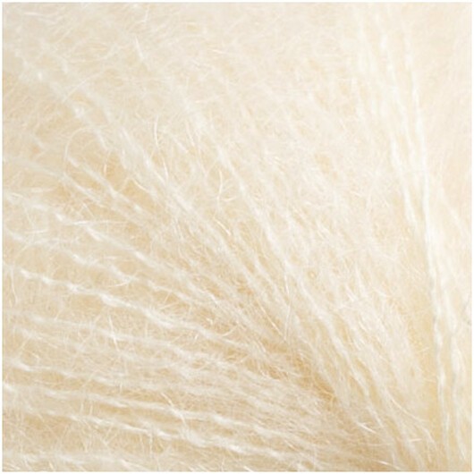 Järbo Fin Mohair Silk Garn 30 Transperent Gul