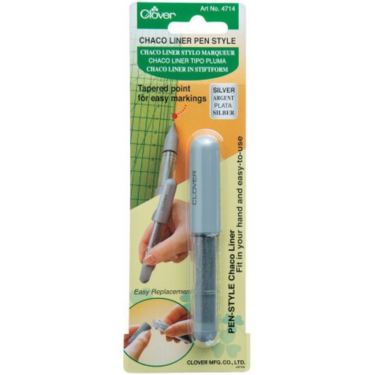 Clover Chaco Liner Pen Silver