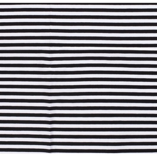 Bomullsjersey Print Tyg 150cm 069 Ränder - 50cm