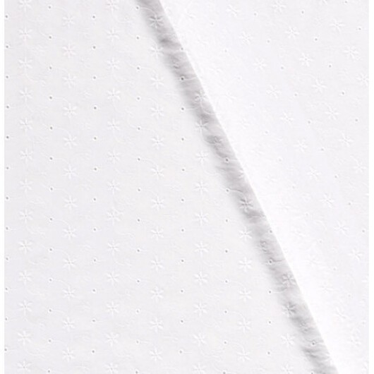 Broderi Anglaise 135cm 050 Vit Design 2 - 50cm