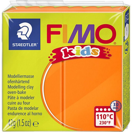 FIMOÂ® Kids Clay, orange, 42 g/ 1 förp.