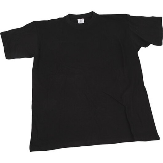 T-shirts, B: 60 cm, stl. XX-large, rund hals, 145 g, svart, 1 st.