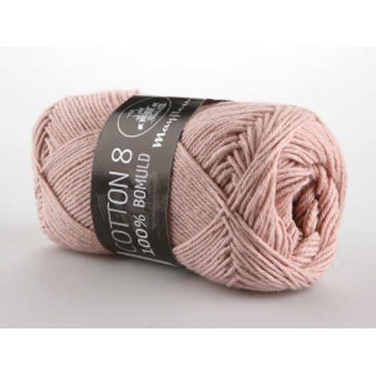 Mayflower Cotton 8/4 Garn Unicolor 1489 Puderrosa