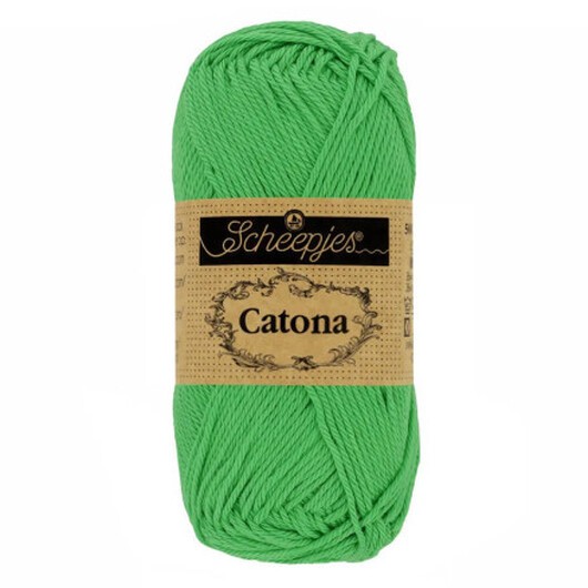 Scheepjes Catona Garn 389 Äpple Grön - 25g