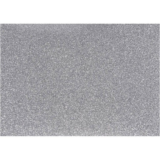Stryktyg, A5, ark 148x210 mm, glitter, silver, 1 ark