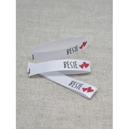 Etikett Norwegian Best White - 5 st.