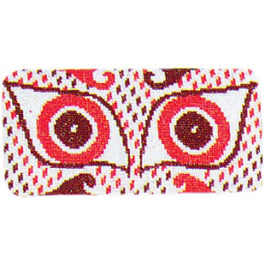 Drottningens broderikit - Athene glasögonfodral rött 10 x 17 cm - Desi