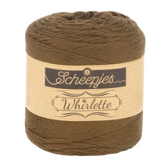 Scheepjes Whirlette Garn Unicolor 883 Bitter Coffee