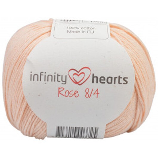 Infinity Hearts Rose 8/4 Garn Unicolor 205 Ljus Persika