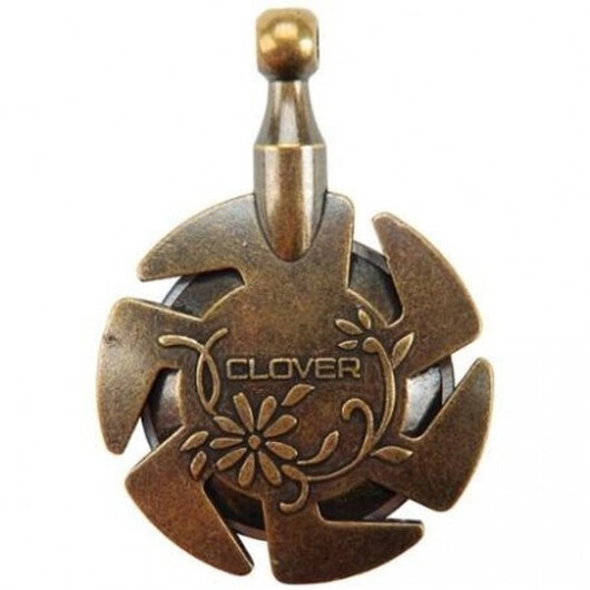 Clover Garn Cutter 3,5 cm Antik guld