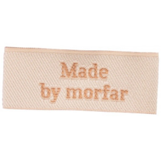 Label Made by Morfar Sandfärgad - 1 st