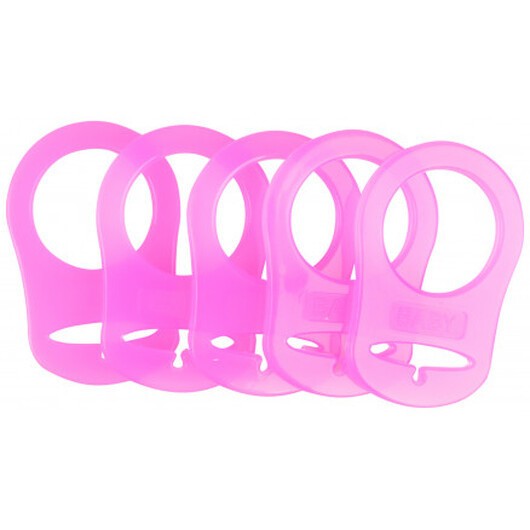 Infinity Hearts Napphållare Adapter Rosa 5x3cm - 5 st