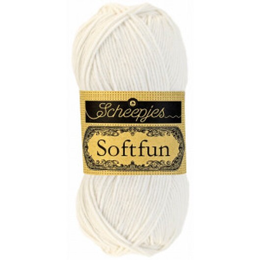 Scheepjes Softfun Garn Unicolor 2426 Natur