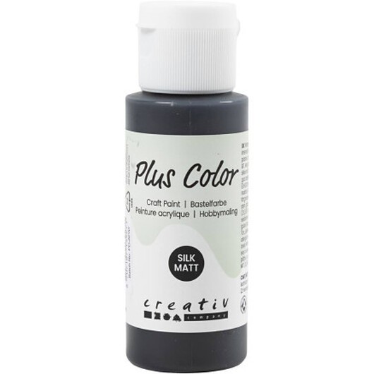 Plus Color Hobbyfärg, svart, 60 ml/ 1 flaska