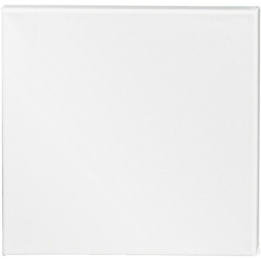 Målarduk, D: 1,6 cm, stl. 30x30 cm, 360 g, vit, 10 st./ 1 förp.