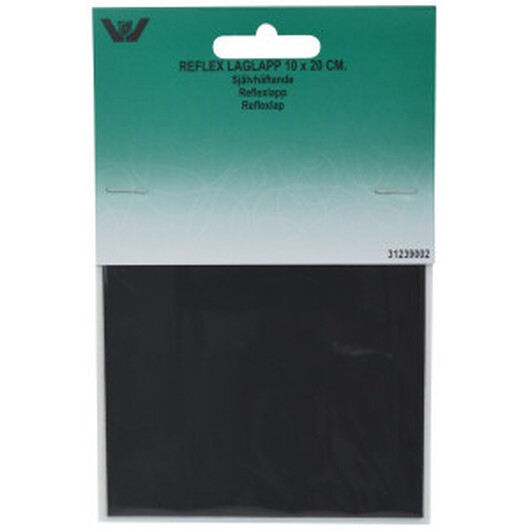 Reparationslapp Självhäftande Reflex Svart 10x20 cm - 1 st.