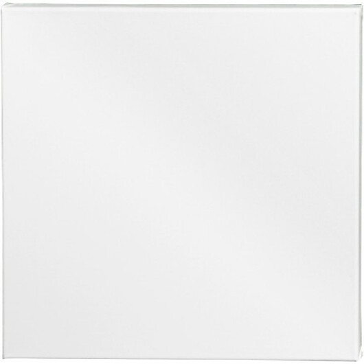 Canvas / Målarduk, D: 1,6 cm, storlek 40x40 cm, 360 g, vit, 1 st.