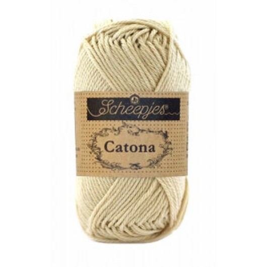 Scheepjes Catona Garn Unicolor 404 English Tea