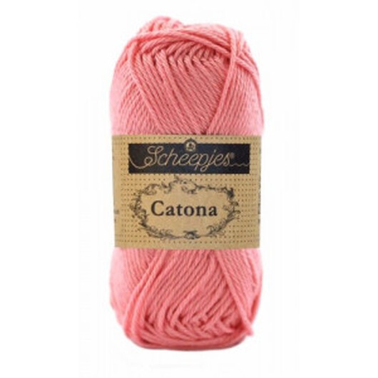 Scheepjes Catona Garn Unicolor 409 Soft Rose