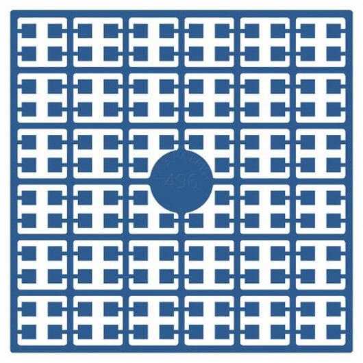 Pixelhobby Midi Pärlor 496 Mörk Turkos Blå 2x2mm - 140 pixels
