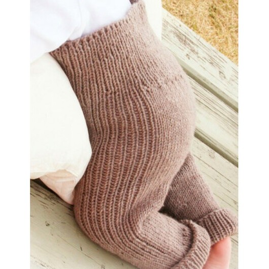 Samuel Byxor by DROPS Design - Baby Byxor Stick-mönster strl. 1/3 mån - 3/4 år